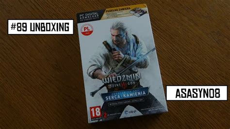 89 Unboxing Wiedźmin 3 Dziki Gon Serca z Kamienia Edycja