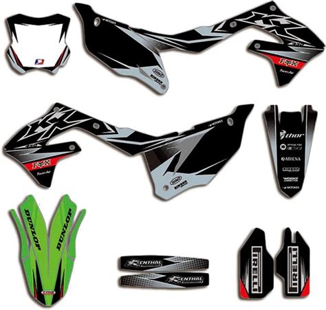 Amazon Enarui Graphics Kit Decals Stickers For Kawasaki