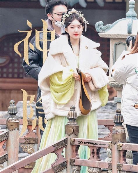 Beautiful Chinese Girl Hanfu Rosie Film Quick Immortal Goddess