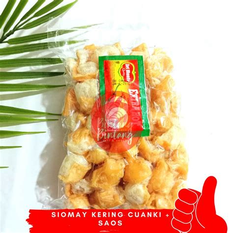 Jual Siomay Kering Mini Cuanki Gurih Saos Gr Shopee Indonesia