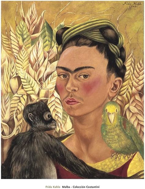 Frida Kahlo Self Portrait With Monkeys Artsy