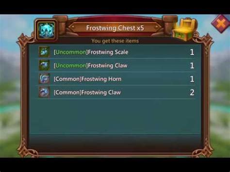 Lords Mobile Frostwing Chest Youtube