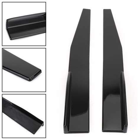 For Vw Golf Gti Mk5 Mk6 Mk7 Front Bumper Lip Splitter Lower Spoiler Body Kit Ebay