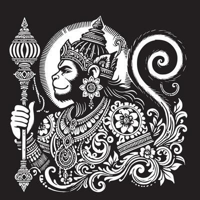 Krishna Black And White Vector Art, Icons, and Graphics for Free Download