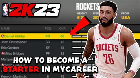 How To Become A Starter In Nba 2k23 Mycareer How To Complete Welcome To The League Quest