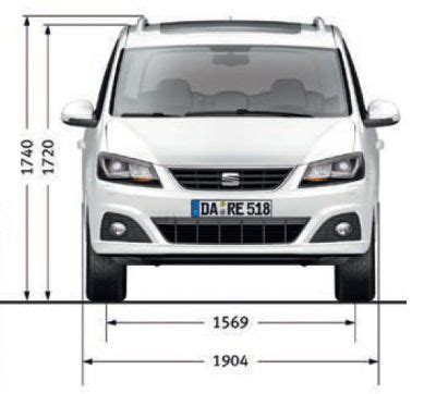 Seat Alhambra Sizes And Dimensions Guide Carwow Images