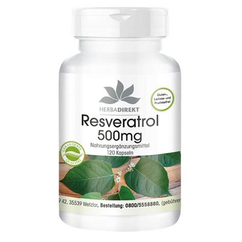 Resveratrol Mg Kapseln Medizin Apotheken De