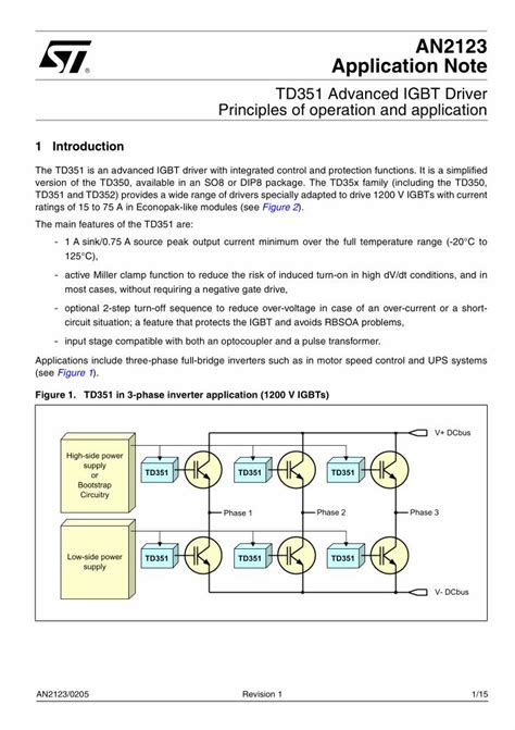 Pdf Td Advanced Igbt Driver Principles Of Operation And