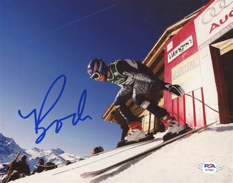 Bode Miller Signed 8x10 Photo Psa Coa Pristine Auction