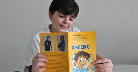 G Menino De Anos Lan A Livro Sobre Finan As Voltado Para Crian As