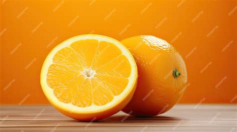 Premium AI Image | Orange slices tropical fruit background