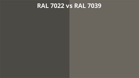 Ral 7022 Vs 7039 Ral Colour Chart Uk