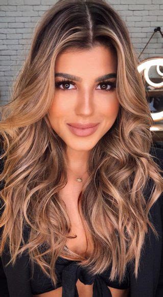 15 Chocolate Brown Hair Color With Caramel Highlights Caramel Waves