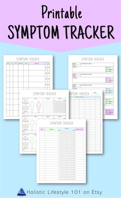 This Printable Symptom Tracker Will Help You Track Food Sensitivities