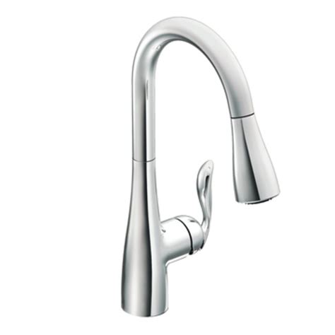 Moen 7594c Arbor One Handle High Arc Pulldown Kitchen Faucet Chrome Bar Sink Faucets