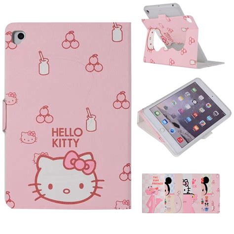 Hello Kitty For Ipad Mini2 Mini 3 Smart Tablet Rabbit Pu Leathet Case Stand Cover For Apple Ipad