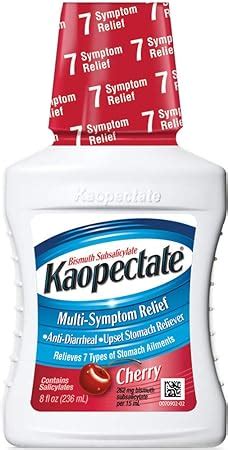 Amazon Kaopectate Anti Diarrheal Upset Stomach Reliever Cherry 8