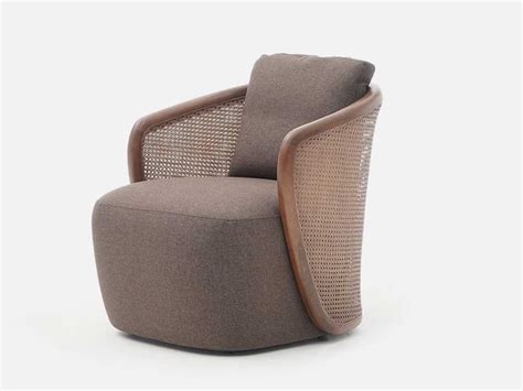 CASSOLA Armchair Fabric Armchair With Armrests By Casa Design Mauro