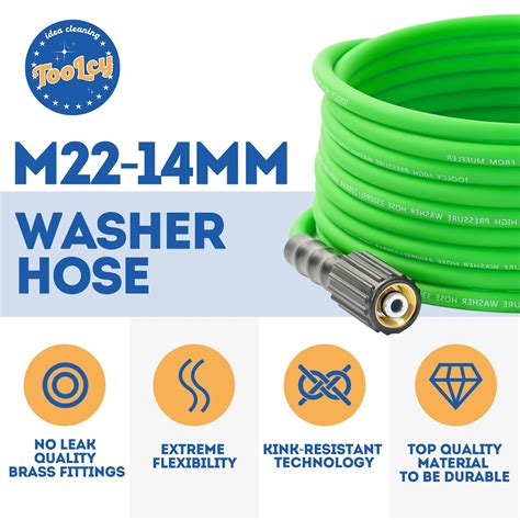 Snapklik Toolcy Flexible Pressure Washer Hose Ft Kink