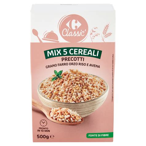 Carrefour Classic Mix 5 Cereali Precotti Grano Farro Orzo Riso E Avena