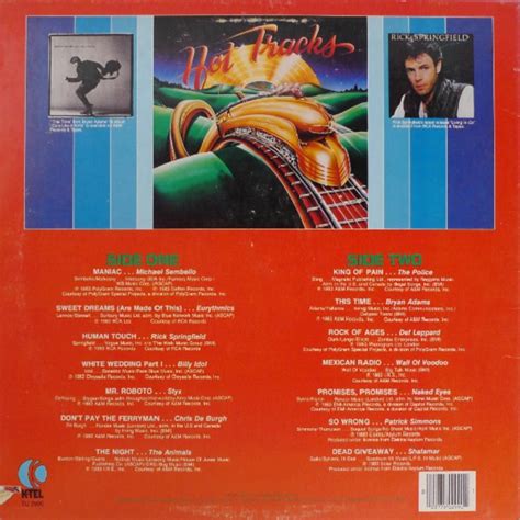 K Tel Kollection HOT TRACKS