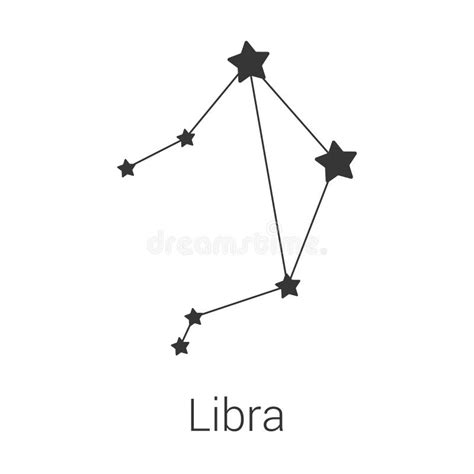 Constellation Libra stock illustration. Illustration of constellation ...