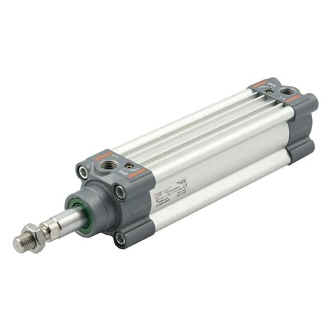 Pneumatic Cylinder 3 Series Metal Work With Through Rod Double Acting Single Acting