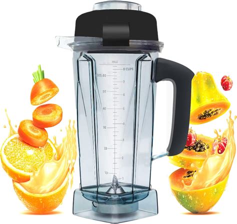 64 Oz Container With Blade And Lid Blender Container Fit For Vitamix Classic C