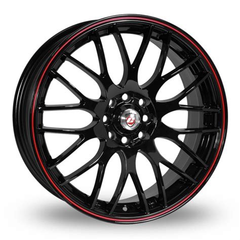 Calibre Motion 2 Black And Red Alloy Wheels Speedys Wheels And Tyres