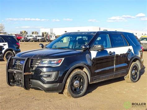 2017 Ford Explorer Awd Police Interceptor Suv Roller Auctions