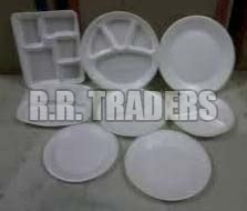 Round Disposable Thermocol Plates For Serving Food Size Multisizes