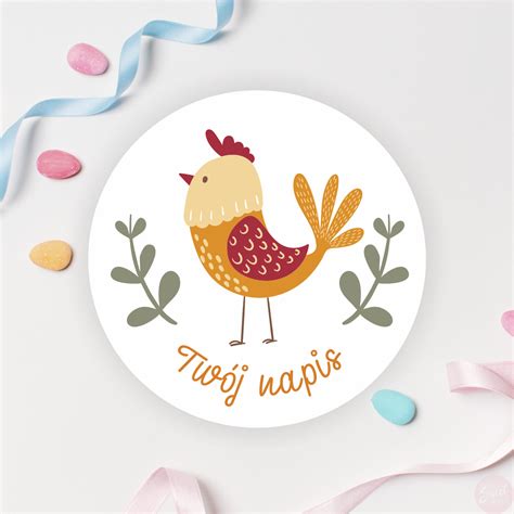 Naklejki Wielkanocne Happy Chicks Personalizowane Sweetprint Pl