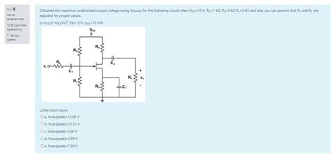 Solved Soru 8 Henüz cevaplanmad Calculate the maximum Chegg