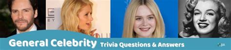 50 Celebrity Trivia Questions And Answers Group Games 101