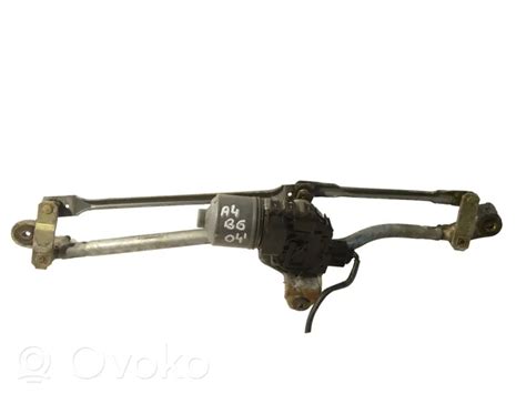 8E1955603D Audi A4 S4 B6 8E 8H Front Wiper Linkage And Motor 55 00 RRR