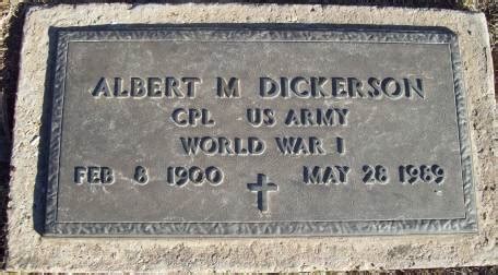 Albert McKinney Buster Dickerson 1900 1989 Find A Grave Gedenkplek