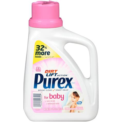 Ultra Purex Baby Liquid Concentrated Detergent 50 Oz