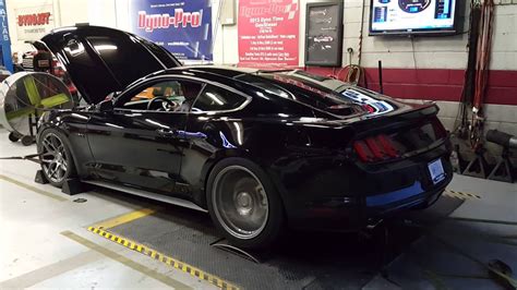 2016 Mustang GT Whipple 2 9 Dyno At 13 Psi YouTube