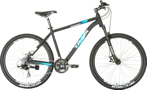 Велосипед Trinx M136 Elite 275 17 2021 Matt Black Grey Blue