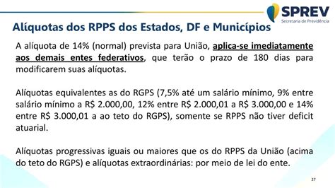 Pec Nova Previd Ncia Para Os Rpps Ppt Carregar