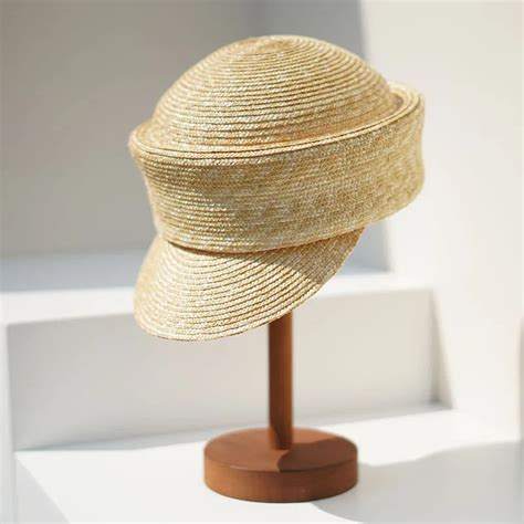 Boina De Verano Para Mujer Sombrero Para El Sol Gorra De Paja Fina DIY