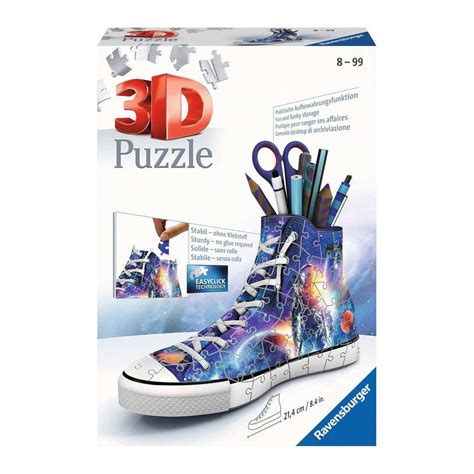 Ravensburger 3d Puzzle Sneaker Astronauten Im Weltall 108 Teile