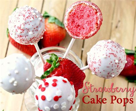 Strawberry Cake Pops Recipe For Valentine S Day