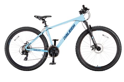 Raleigh Summit Hardtail Mountain Bike 21 Speed 275 In Light Blue