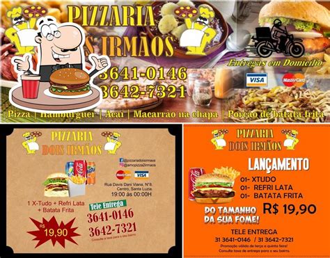 Pizzaria Irmaos Santa Luzia R Sinh Teixeira Avalia Es De