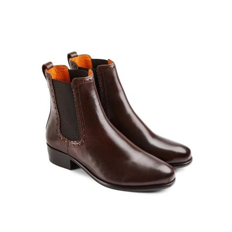 Fairfax And Favor Womens Chelsea Boot In Mahogany Leatherparkinsons Lifestyle