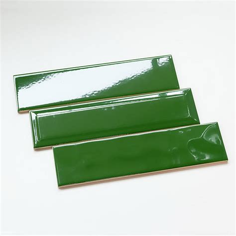 Dark Green Glazed Ceramic Wall Tiles