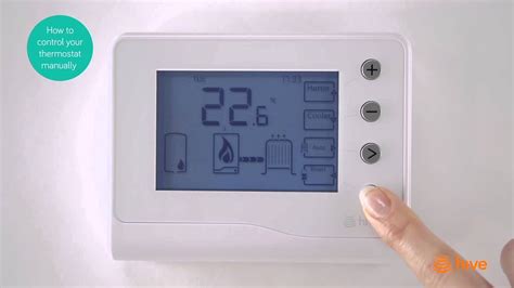 Hive How To Control Your Thermostat Manually Bord Gáis Energy Youtube