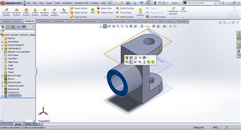 Tutorial Modeling Fork Universal Joint In Solidworks Grabcad