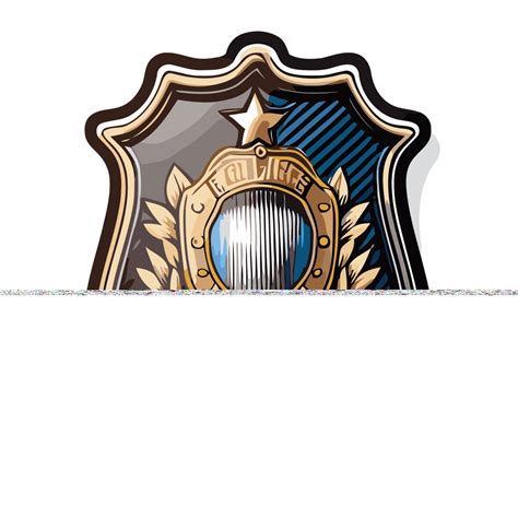 Badge Of Police Officer Vector Design Clip Art Illimitó Clipart Blank